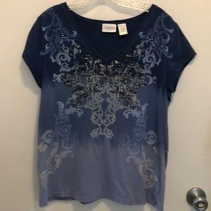 Blue colored tee shirt